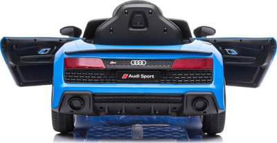 Makina elektrike për fëmijë Audi R8 Spyder, 12V, USB MP3, blu
