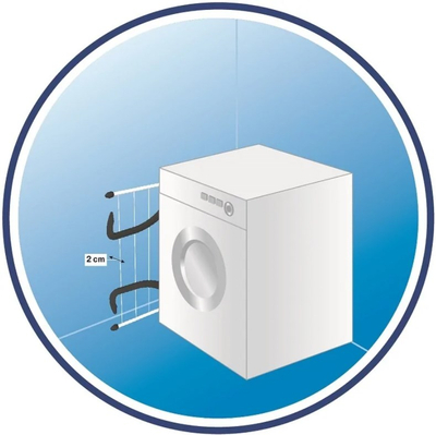 Tharëse rrobash Vileda Express Indoor Radiator Airer, 3 m sipërfaqe tharjeje, e bardhë