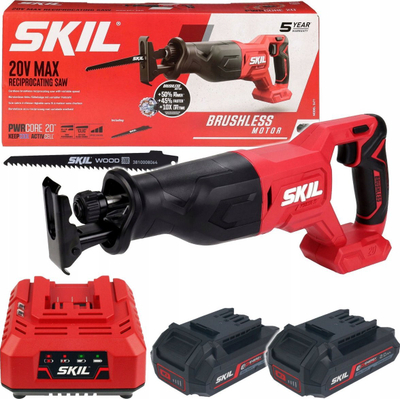 Sharrë reciproke pa kabllo Skil 3471CA, 20V, me bateri