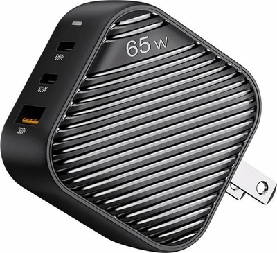 Karikues muri INVZI GaNHub 65W, 3 porta USB, PD Fast Charge, i zi