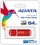 Memorie USB Pendrive ADATA DashDrive Value UV150, 64GB, USB 3.0, e kuqe