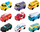 Set me makina lodër TM Toys Flip Cars, 14 copë, që kthehen, shumëngjyrëshe
