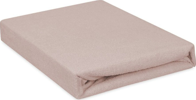 Çarçaf fitted Matex Premium Terry, 140x200 cm, me lastik, bezhë