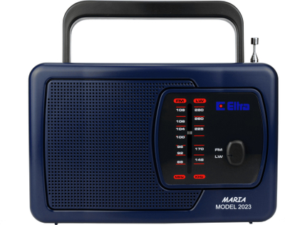 Radio portabël Eltra Maria, AM FM, me kufje, e zezë