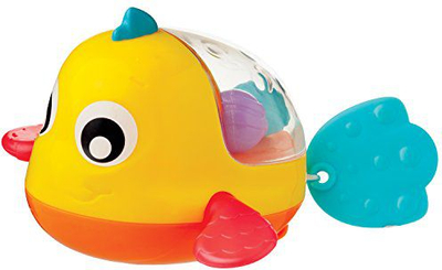 Lodër për banjo Playgro Paddling Bath Fish, mekanike, 12m+, shumëngjyrëshe