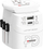 Adapter udhëtimi Skross Pro Light USB AC45PD, me PD USB, i bardhë