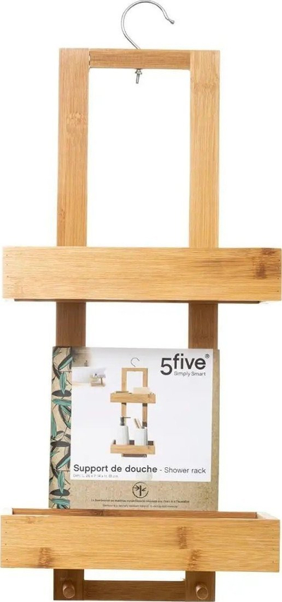 Raft dushi varëse 5five LITTLE CABINET, 2 kate, bambu, kafe
