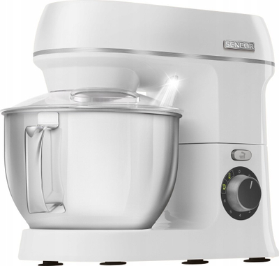 Mikser planetar Sencor STM 3750WH-EUE3, 1000W, enë 4L inox, i bardhë