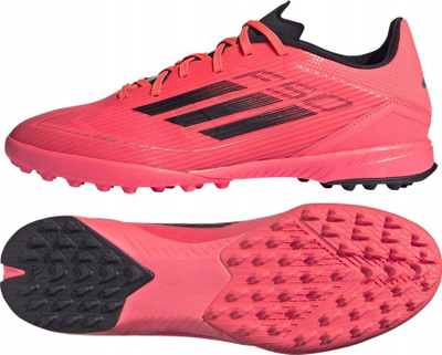 Këpucë futbolli Adidas F50 League TF, për tapet sintetik, rozë me të zezë