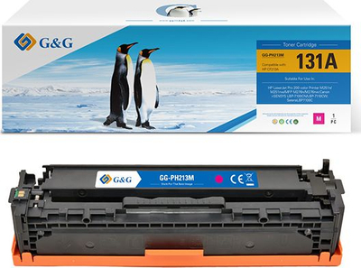 Toner G&amp;G NT PH213M, замена за HP 131A, магента
