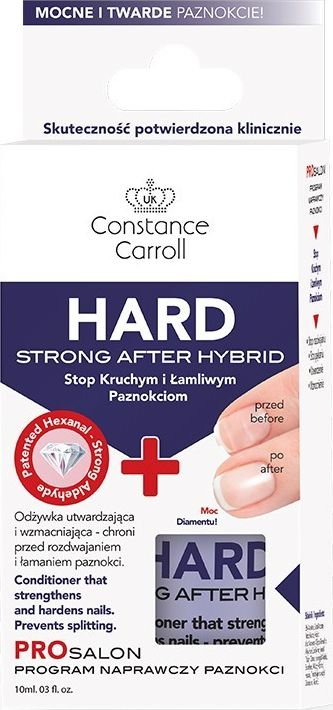 Kondicioner thonjsh Constance Carroll Hard Strong After Hybrid, forcues pas manikyrit hibrid, 10ml