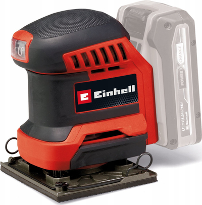 Brushe orbitale Einhell TE-OS 18/113 Li, 18V, pa bateri, e kuqe