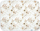 Batanije muslin Sensillo Eucalyptus, 80x100 cm, 100% pambuk, dy shtresa, e bardhë me figura bimore