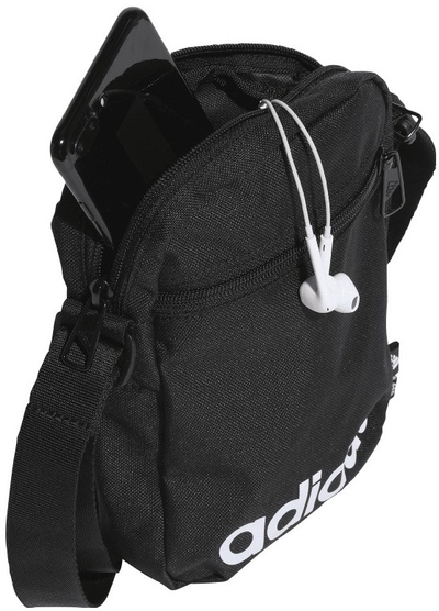 Çantë organizuese adidas Essentials HT4738, me rrip shpine të rregullueshëm, poliestër i ricikluar, e zezë
