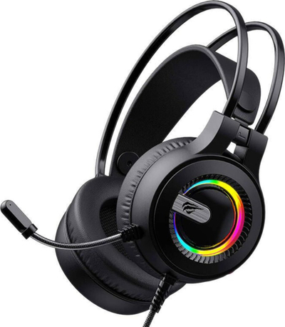 Kufje gaming Havit H2040D, stereo, me mikrofon, të zeza