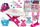 Set lojërash hekurosje Lean Sport Pink Iron, hekur lodër me bateri, dërrasë dhe varëse, rozë