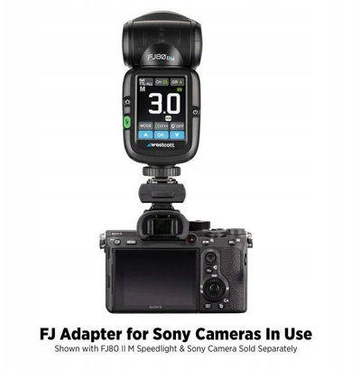 Adaptues blici Westcott FJ-X2m për Sony, ngjyrë e zezë