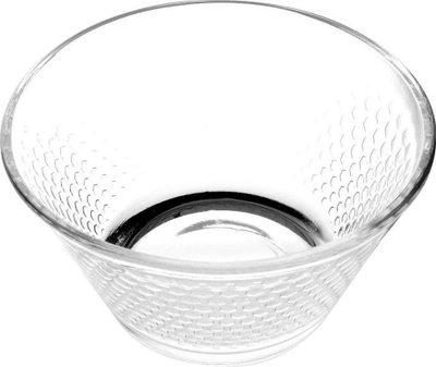 Set pjatash ëmbëlsire qelqi, 300ml, 6 copë, transparent