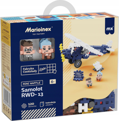 Set ndërtimi Marioinex Wedel Mini Wafers RWD-13, 120 copa, për kalamaj 6+