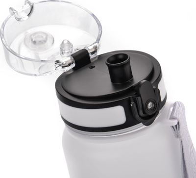 Shishe sporti Meteor, 650 ml, Tritan, e bardhë