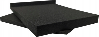 Pad akustik për bokse Mozos MOZOS ISOPAD-M, set 2 copë, për studio monitorë 5"-5.5", gri e errët