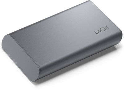 Надворешен SSD LaCie Mobile Secure, 2TB, USB C, сива