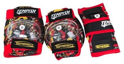 Mbrojtëse gjuri Tempish, S, 3 copë, të zeza