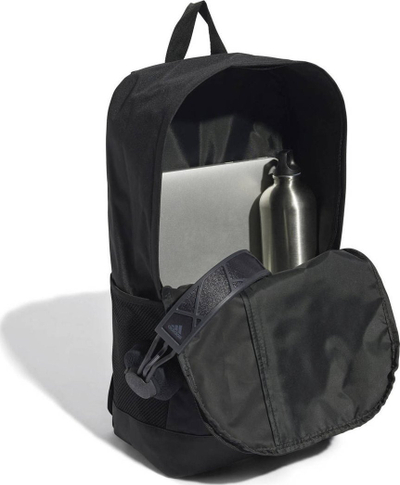 Çantë shpine adidas Linear JD9556, xhep anësor për pije, material sintetik, e zezë