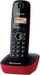 Telefoni pa tela Panasonic KX TG1611, DECT, agjendë 50 numra, i kuq
