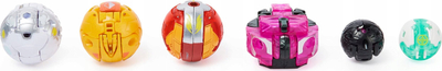 Set lodrash Bakugan Evolutions Battle Strike 6-Pack, 6 figura, me karta loje, shumëngjyrësh