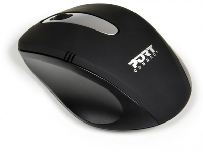 Безжичен глушец Port Designs SEDONA, RF 2.4GHz, 1600 DPI, црн