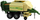 Lodër traktor me rimorkio Leantoys, 65cm, jeshile