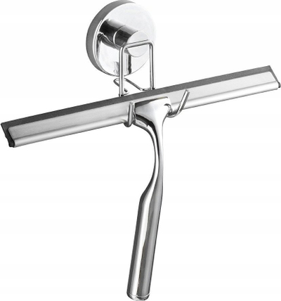 Fshesë xhami për banjo WENKO Vacuum-Loc 20877100, çelik, 25 x 21.5 x 6 cm, krom