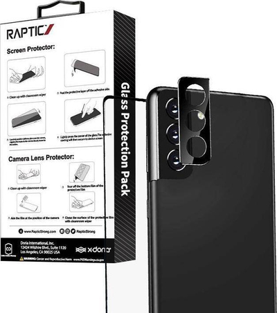Заштитен пакет X-Doria Raptic Glass, калено стакло 0.33mm, капак за камера, за Samsung Galaxy S22+