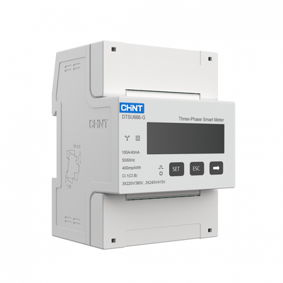 Matës energjie Solplanet CHINT DTSU666, trefazor, 100A