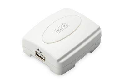 Print server Digitus DN-13003-2, USB 2.0, Fast Ethernet 10/100 Mbps, i bardhë