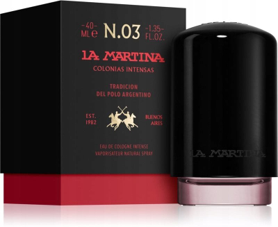 Ujë koloñe La Martina Nude Amber Intense, 40ml