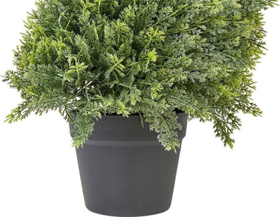 Bimë artificiale Beliani Cypress Spiral Tree, 126 cm, dekor, e gjelbër