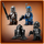 Set LEGO® Star Wars™ 75348 Mandalorian Fang-class fighter versus TIE Interceptor