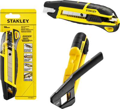 Нож за сечење STANLEY STHT10501-0, 18mm, со кршливи сегменти