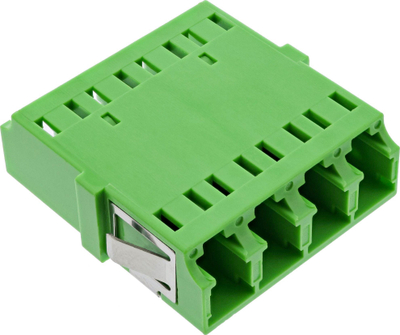 Konektor fibër optike Digitus InLine Quad LC/LC, singlemode, tule qeramike, jeshil