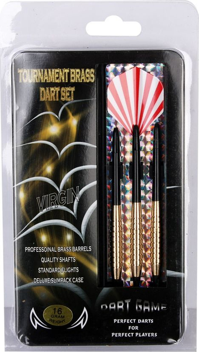 Set shigjetash dart Virgin GT02206, majë e butë, 16 g, bronz