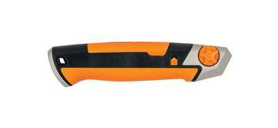 Thikë me këputje Fiskars, zezë/ portokalli