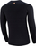 Bluzë termo Brubeck Outdoor Wool Merino Pro, me mëngë të gjata, madhësia XL, e zezë