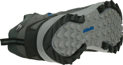 Këpucë malore Columbia Peakfreak II Mid Outdry M, lëkurë natyrale, taban antirrëshqitës, gri