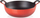 Tigan balti Le Creuset Traditional Round, gize e emaluar, 24cm, i kuq