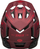 Helmetë çiklizmi Full Face Bell Super Air R Mips Spherical, MTB, e bardhë infrakuqe mat me shkëlqim