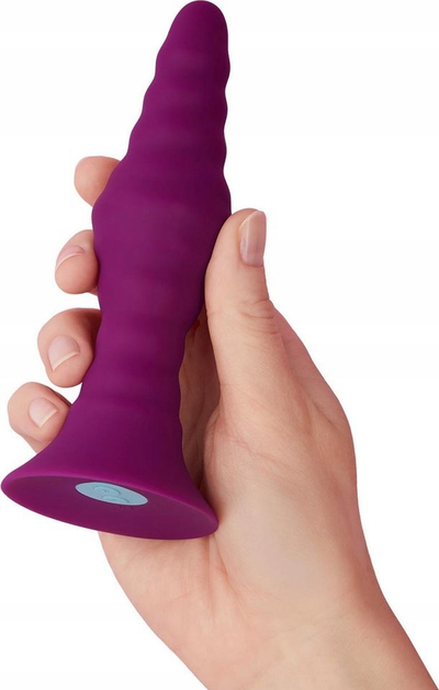 Интимна вибрирачка играчка FemmeFunn Pyra Large, далечински управувач без жици, водоотпорна, темно фуксија боја