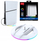 Qëndrim vertikal iPega P5S025S, RGB, për PS5 Slim, i bardhë