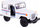Lodër metalike Jeep Kinsmart DJ-5B USPS 1971, shkalla 1:26, pull back, e bardhë